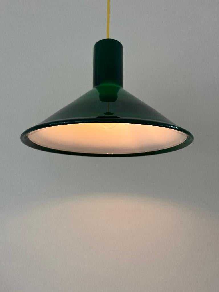 Vintage Holmegaard P&T pendel (handmade) - Michael Bang, Huis en Inrichting, Holmegaard, XXX, Ophalen of Verzenden, Minder dan 50 cm