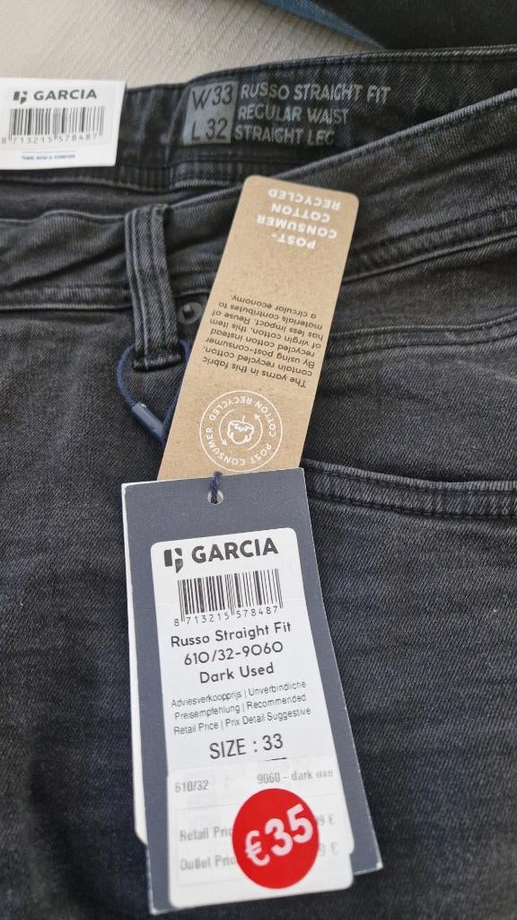 Garcia spijkerbroek w33l32, Kleding | Heren, Spijkerbroeken en Jeans, W32 (confectie 46) of kleiner, Ophalen of Verzenden, Zo goed als nieuw