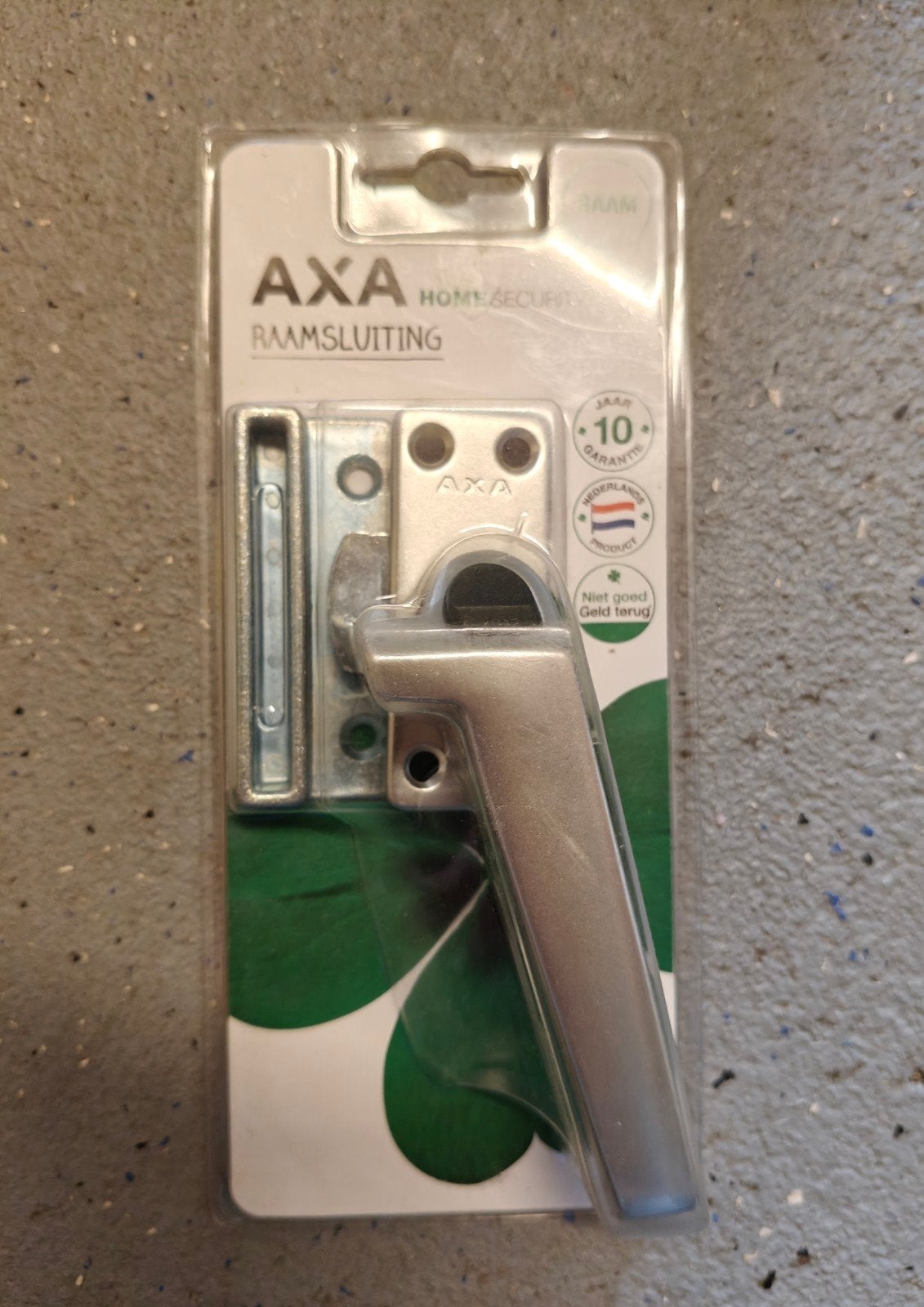 AXA Raamsluiting met drukknop - Nieuw in verpakking, Ophalen, Nieuw, Overige materialen, Schuif of Grendel
