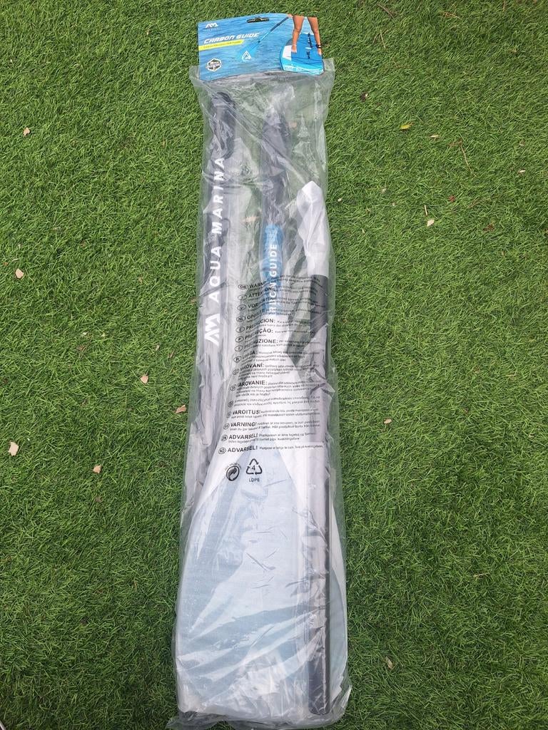 Carbon peddel, SUP van Aqua Marina Carbon Guide, Ophalen of Verzenden, Nieuw, Enkelbladige peddel