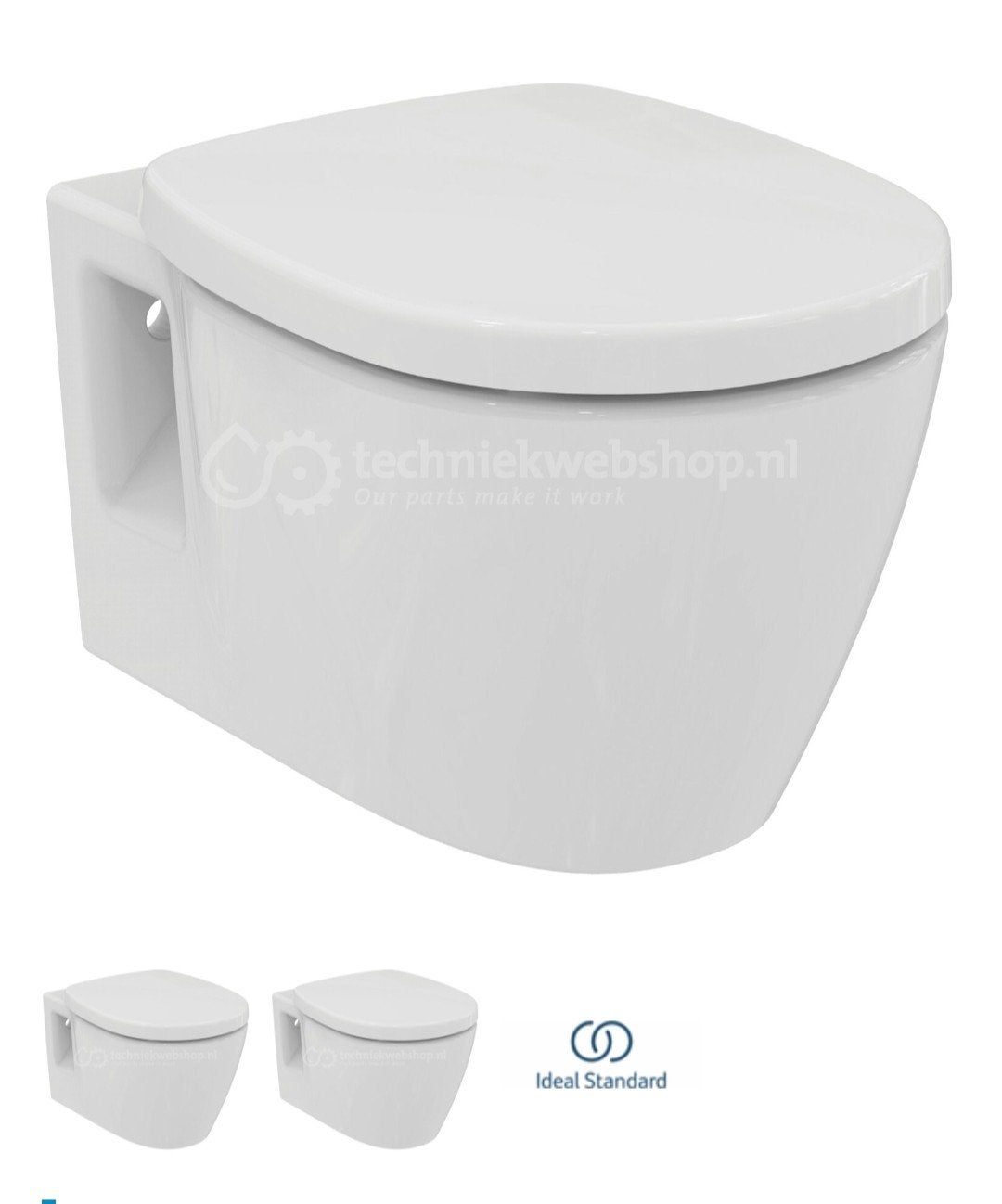Ideal StanWandcloset PACK Randloos Diepspoel Wi, Ophalen, Zo goed als nieuw, Toilet