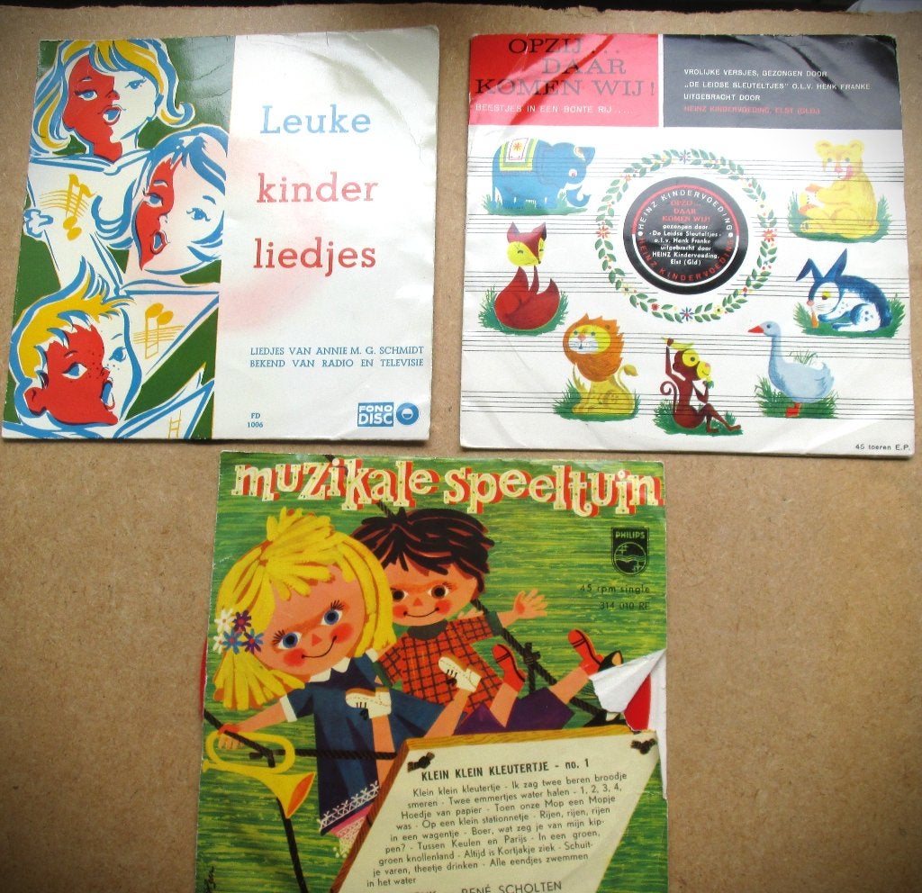Annie M.G.Schmidt + Leidse Sleuteltjes~T. Scholten~3x Vinyl, Gebruikt, 6 tot 9 jaar, Ophalen of Verzenden, Muziek