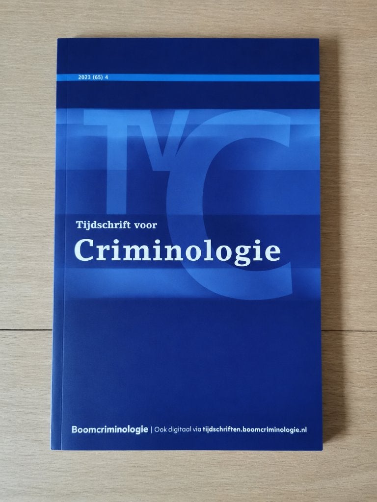 Tijdschrift voor Criminologie, Ophalen of Verzenden, Alpha, Nieuw, WO