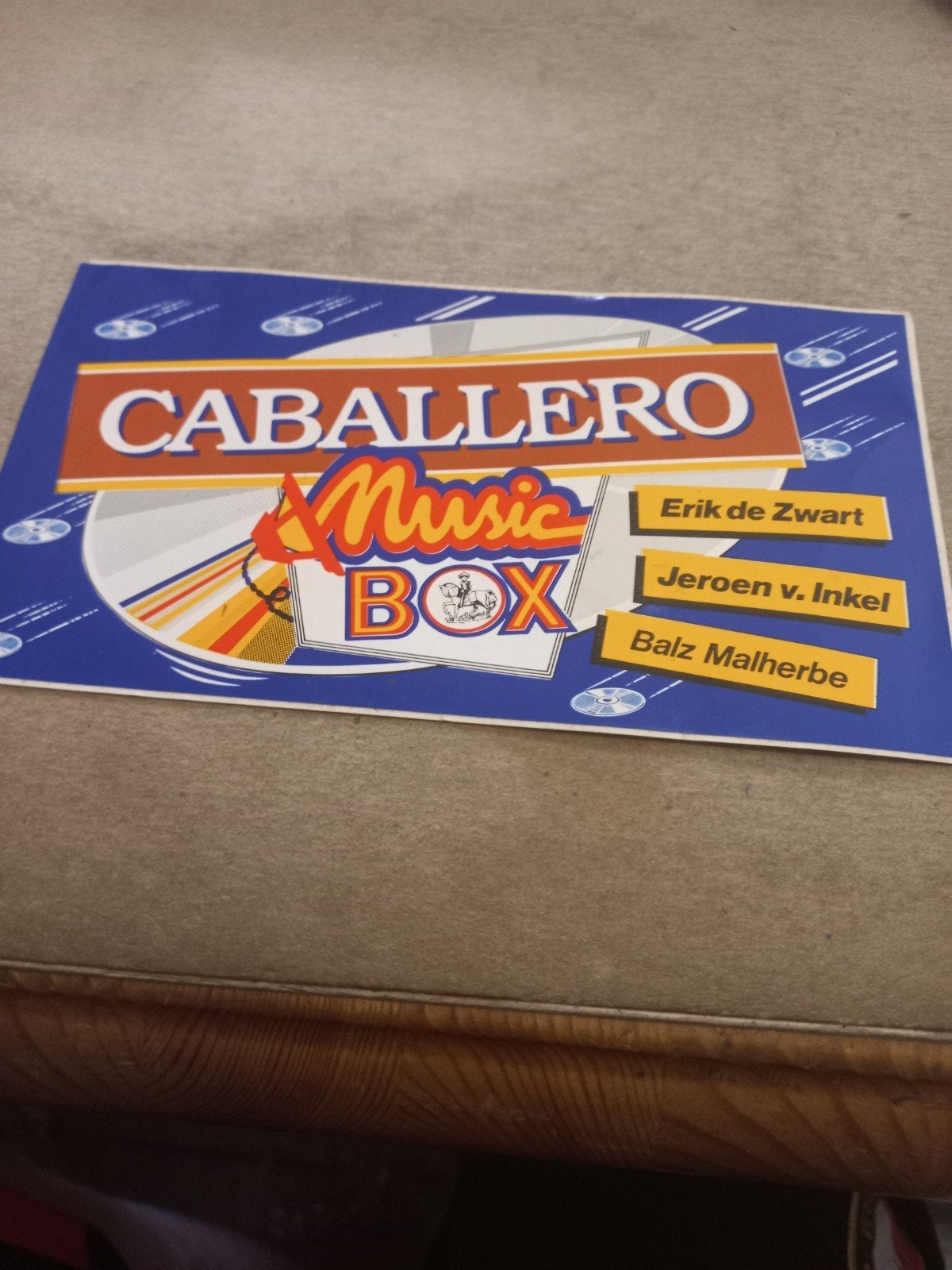 Caballero Music Box - Erik de Zwart, Jeroen v. Inkel, Verzamelen, Ophalen of Verzenden, Gebruikt