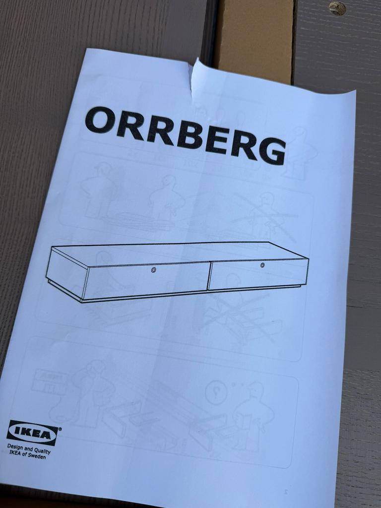 New IKEA Orrberg Bench Cabinet190X23 Grey-Brown colour., Ophalen, 150 tot 200 cm, Eikenhout, Nieuw