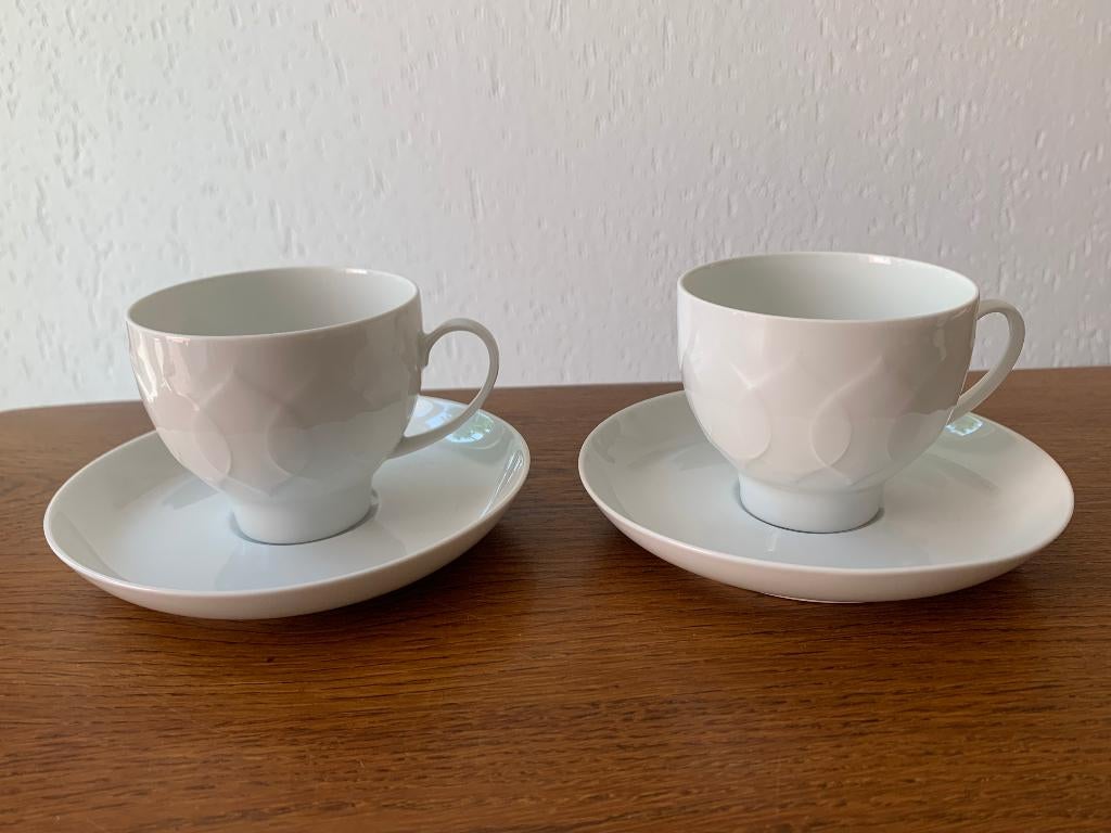 2 "Rosenthal Studio-Linie" 'Lotus' Koppen en Schotels Nieuw, Nieuw, Ophalen of Verzenden, Overige stijlen, Kop(pen) en/of Schotel(s)