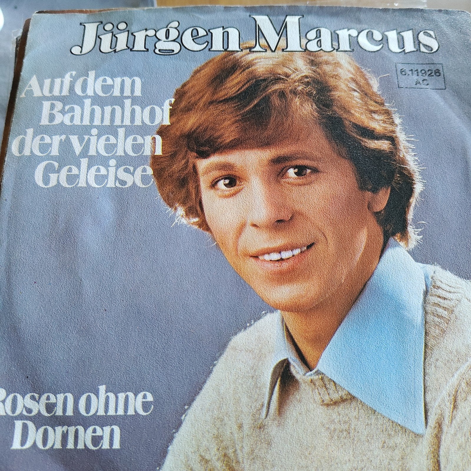 Jürgen Marcus - Auf dem Bahnhof der vielen Geleise single, Ophalen of Verzenden, Gebruikt, 7 inch, Schlager