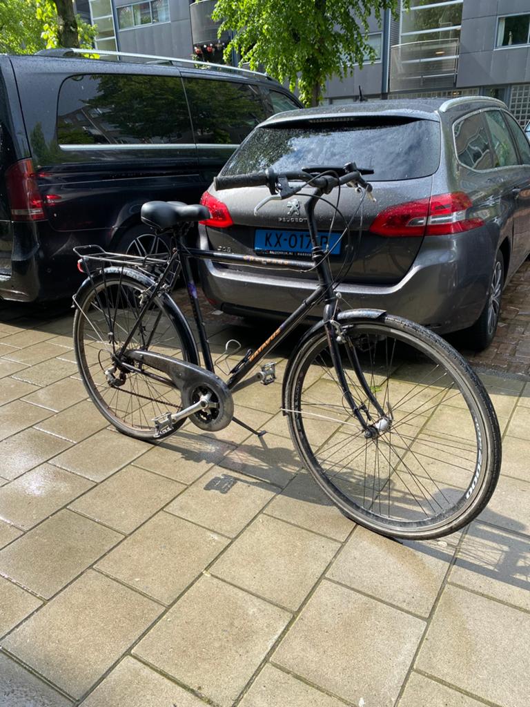 Herenfiets 28 inch, Fietsen en Brommers, 57 tot 61 cm, Ophalen of Verzenden, Gebruikt, Batavus