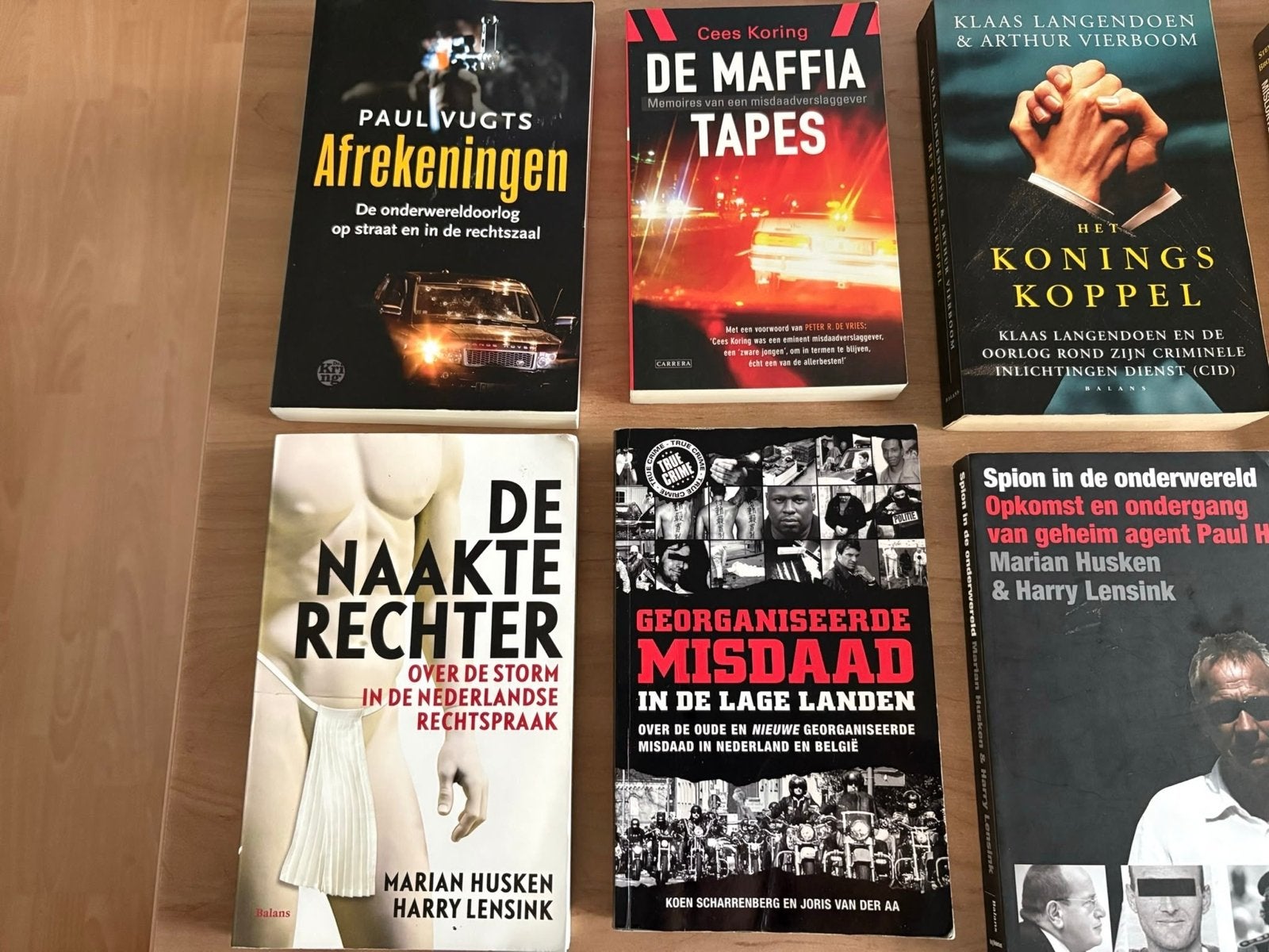 Misdaadboeken: Afrekeningen, De Maffia Tapes, Het Koningskop, Ophalen of Verzenden, Gelezen