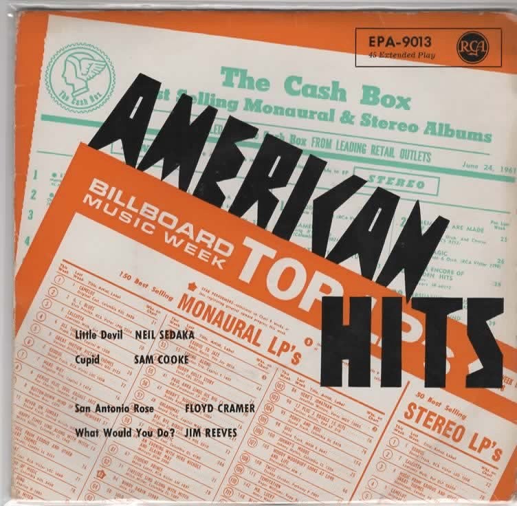 American Hits- Met Sam Cooke, Neil Sedaka Jim Reeves