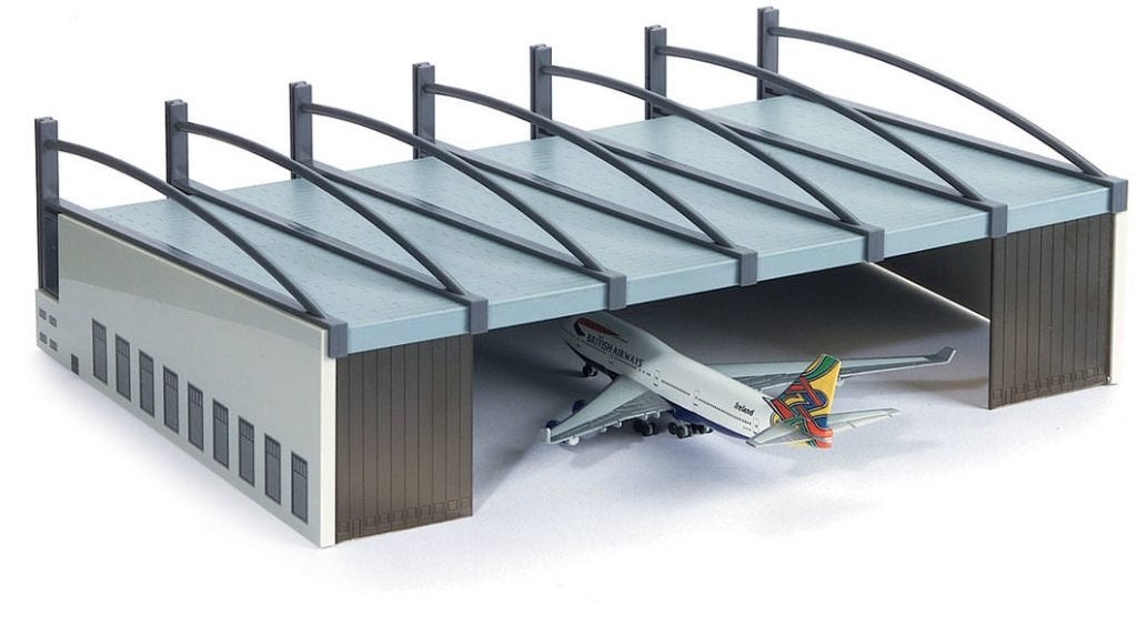 Scenix Luchthaven Hangar *model niet inbegrepen Herpa 519762, Schaalmodel, Herpa Miniaturmodelle GmbH Leonrodstraße 46-47 herpa@herpa.de