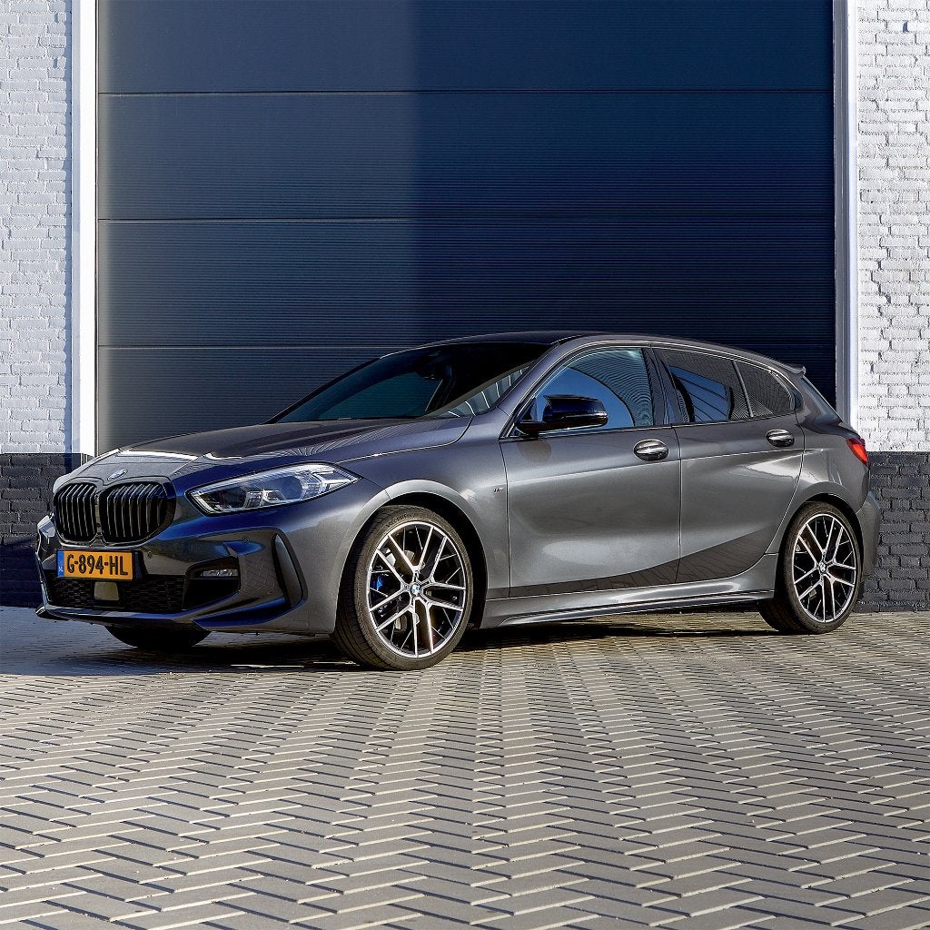 BMW 1-Serie 118i Aut 2019 Grijs M pakket Stuurverwarming, 15 km/l, Particulier, 3 cilinders, Lichtsensor