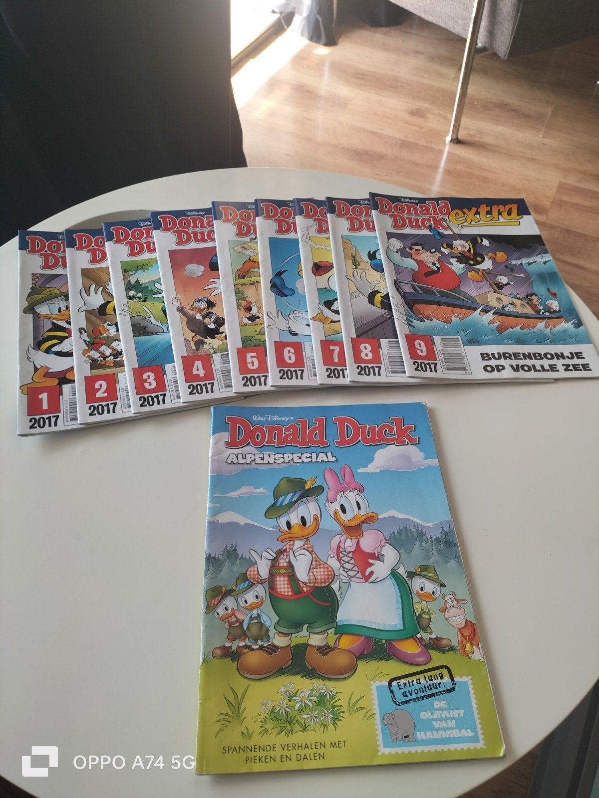 Donald Duck Extra 2017 (1-9) + Alpenspecial, Ophalen of Verzenden