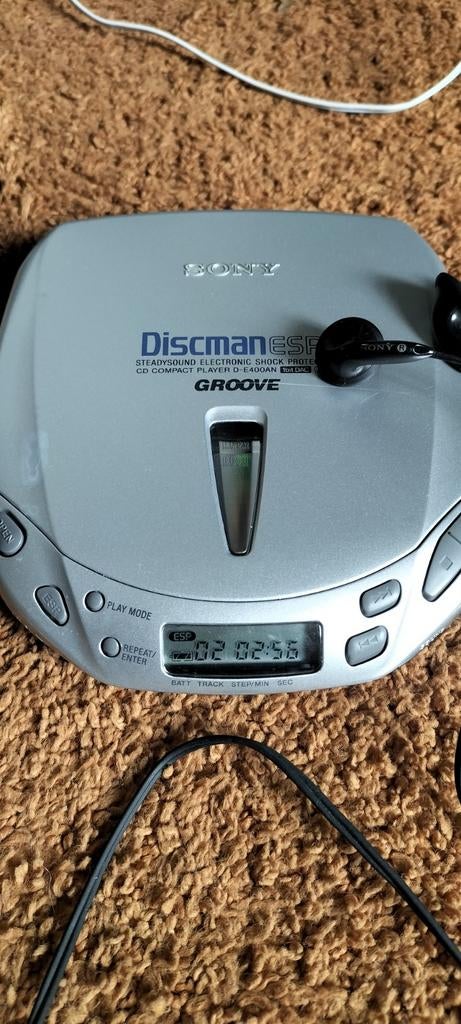 Sony Discman ESP2 D-E400AN met Groove - Draagbare CD-speler, Ophalen of Verzenden, Discman