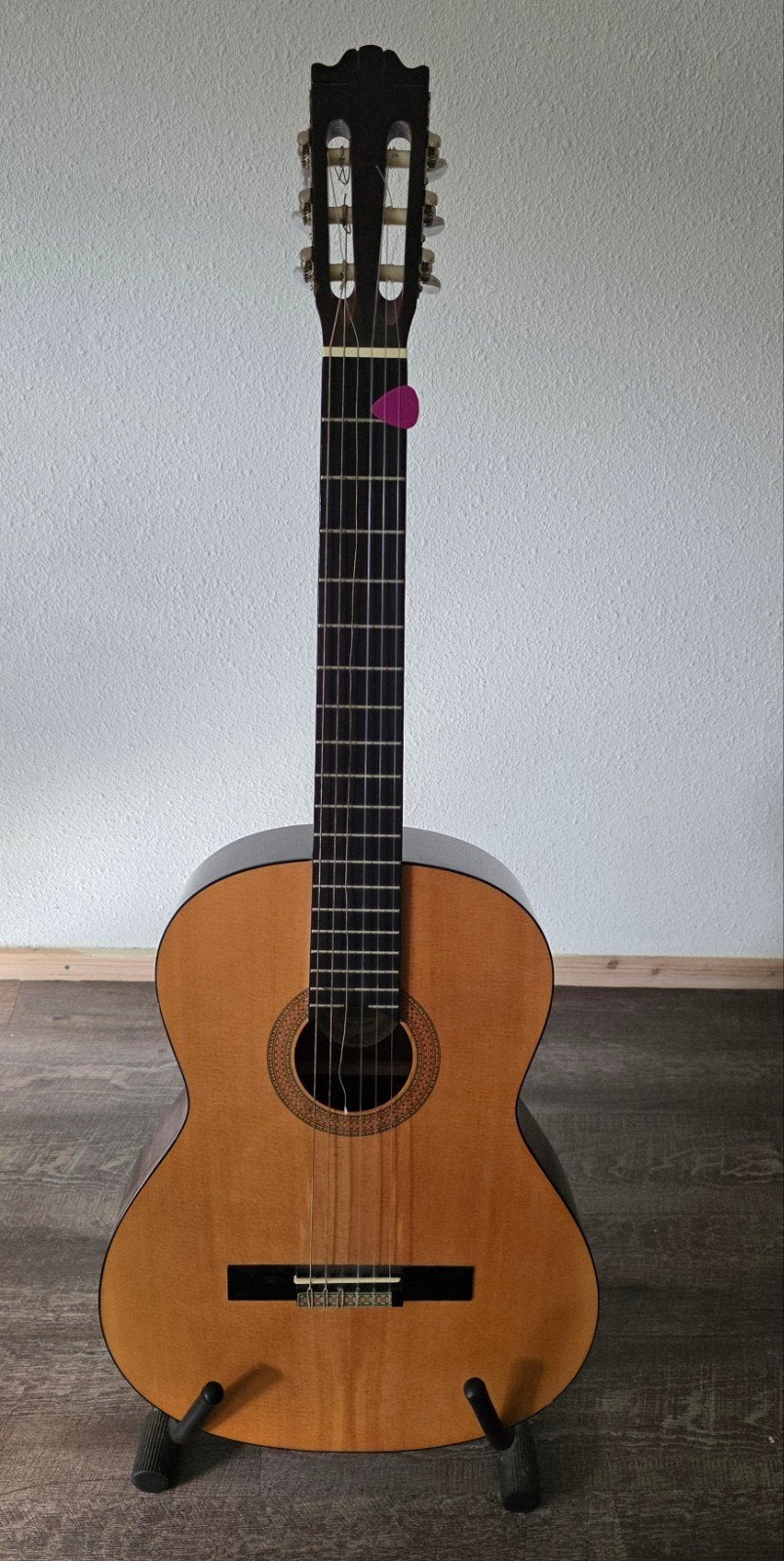 Santana Klassieke Gitaar, standaard, hoes en boeken, Ophalen, Zo goed als nieuw, Klassieke of Spaanse gitaar