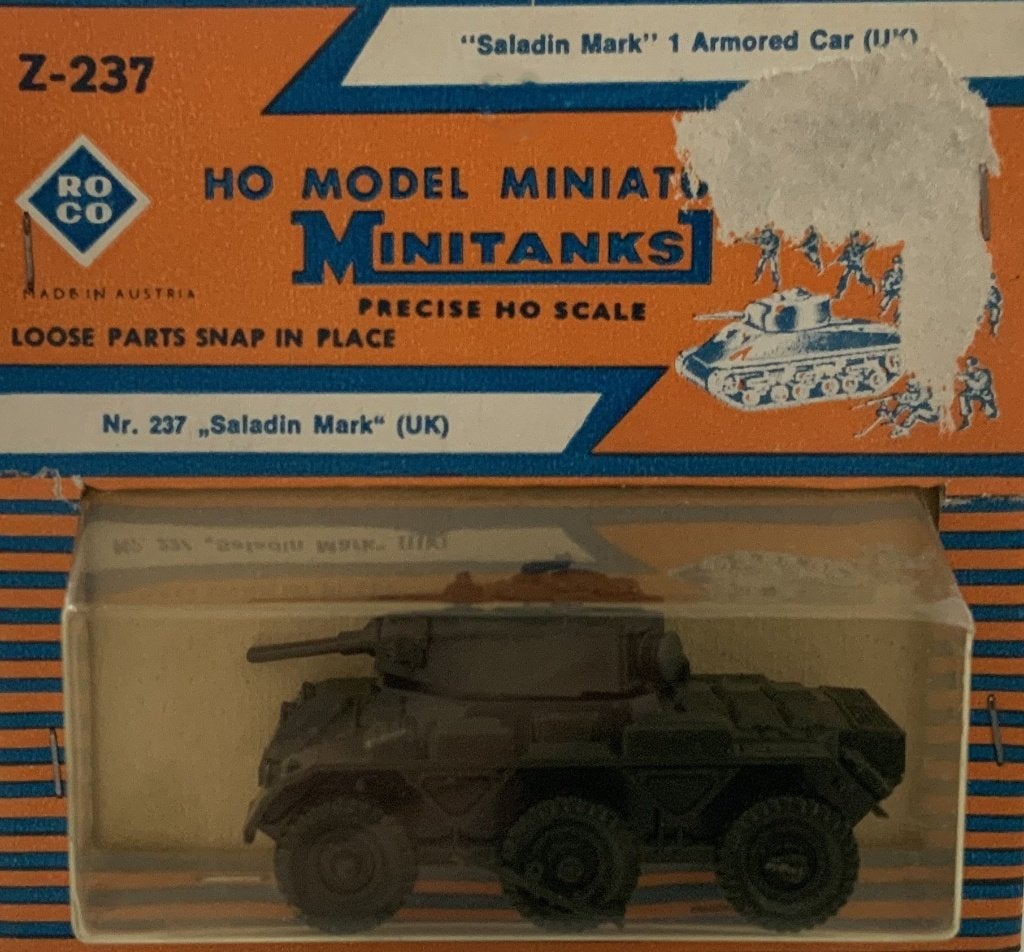 HO Model Miniatuur Minitanks ROCO Armored Car, Overige merken, Tank, Groter dan 1:32, Nieuw