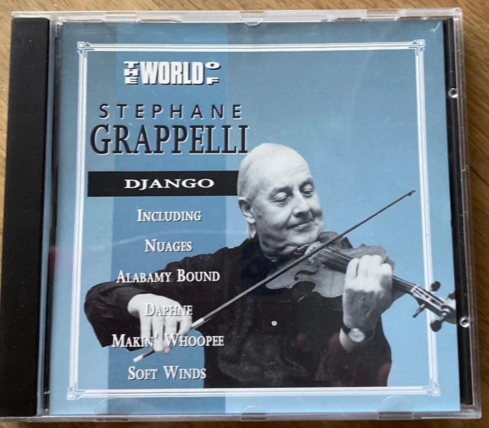 Cd the world of stephane grappelli django, Ophalen of Verzenden, 1980 tot heden, Zo goed als nieuw, Jazz