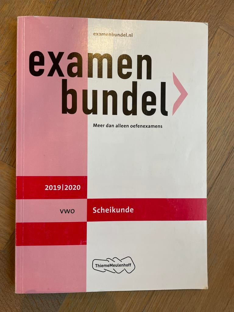 Examenbundel VWO Scheikunde 2019/2020, Boeken, Schoolboeken, Ophalen of Verzenden, Gelezen, VWO, Scheikunde