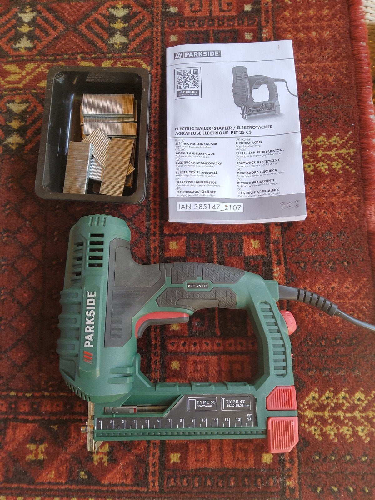 Tacker Parkside elektrisch, Ophalen of Verzenden, Zo goed als nieuw