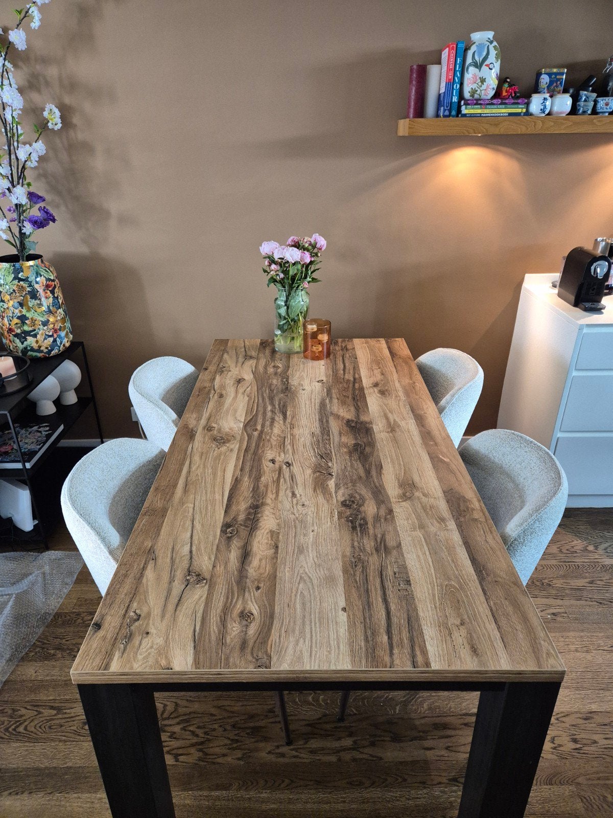 Eetkamertafel Luc 180 cm, Ophalen, 50 tot 100 cm, Vijf personen of meer, 150 tot 200 cm