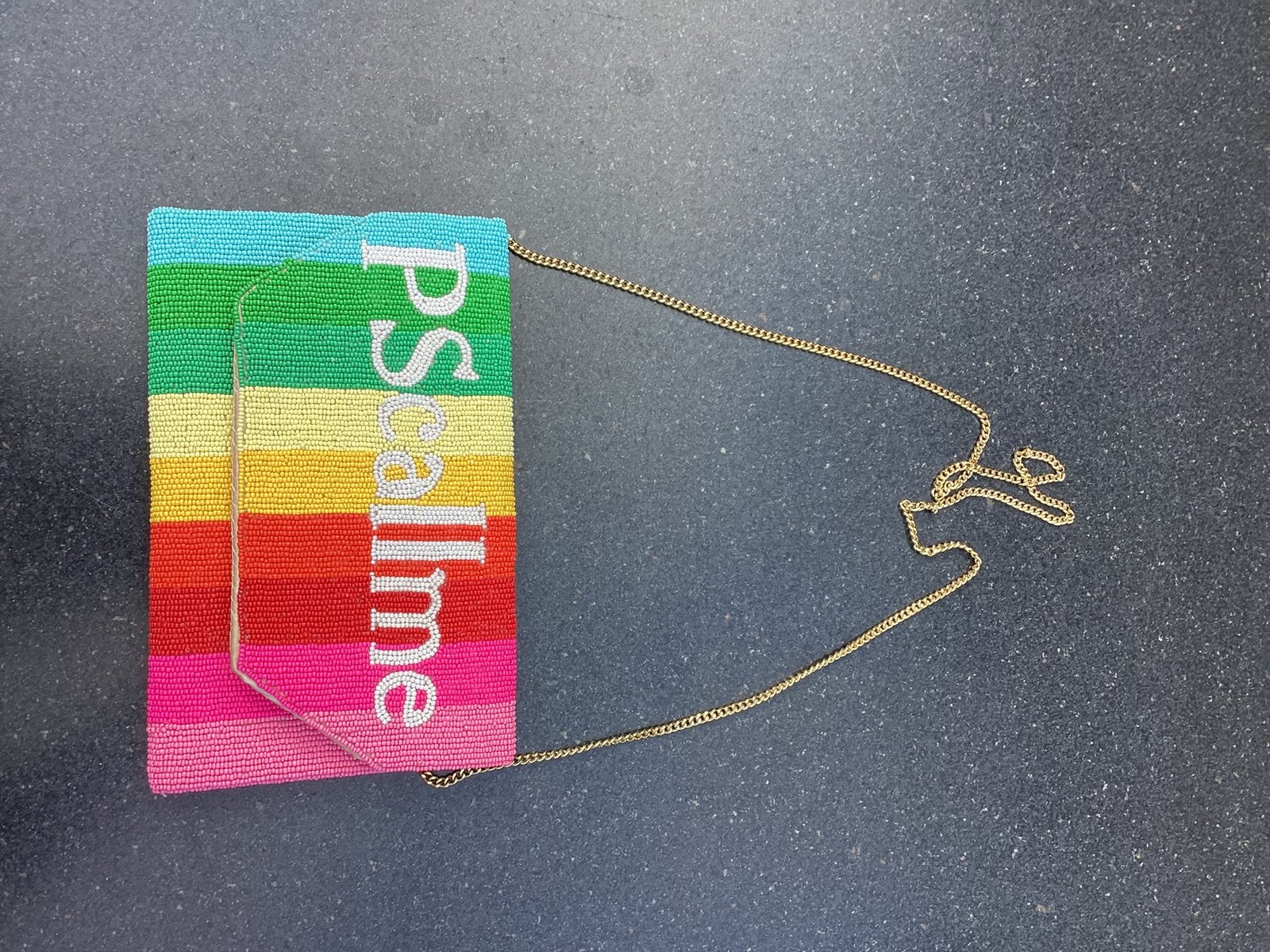 Pscallme clutch damestas nieuw, Ophalen of Verzenden, Nieuw, Overige kleuren, Avondtasje