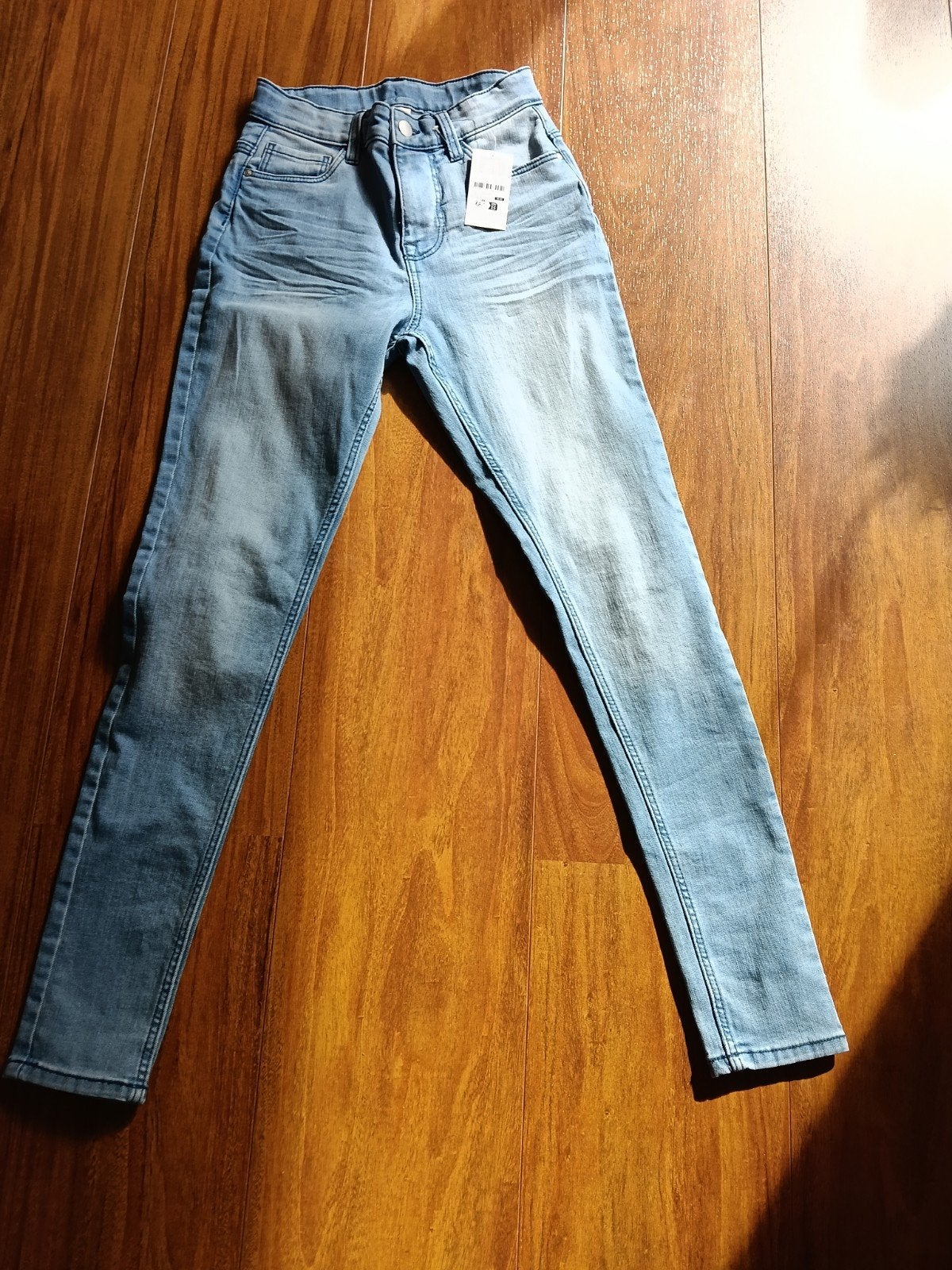 Nieuwe Hema spijkerbroek maat 152 meisjes skinny fit, Broek, Meisje, Nieuw, Ophalen of Verzenden