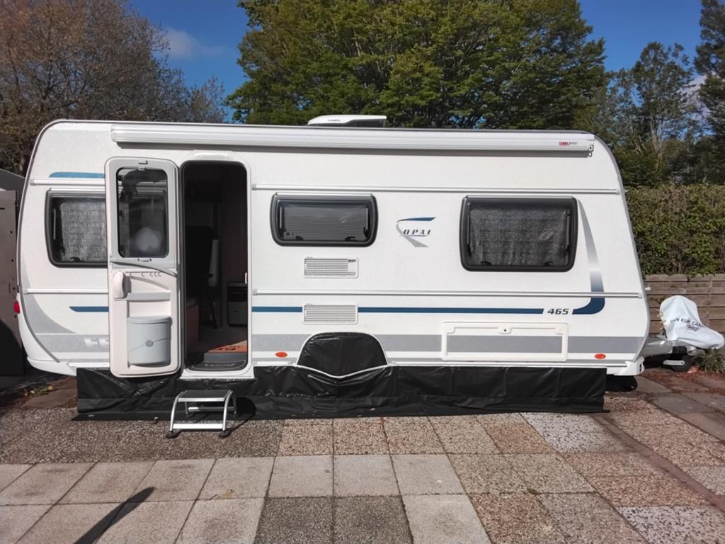 Fendt Opal 465 TG Enkele bedden, Airco, Mover, Caravans en Kamperen, Caravans, Treinzit, Particulier, Tot en met 4, Koelkast