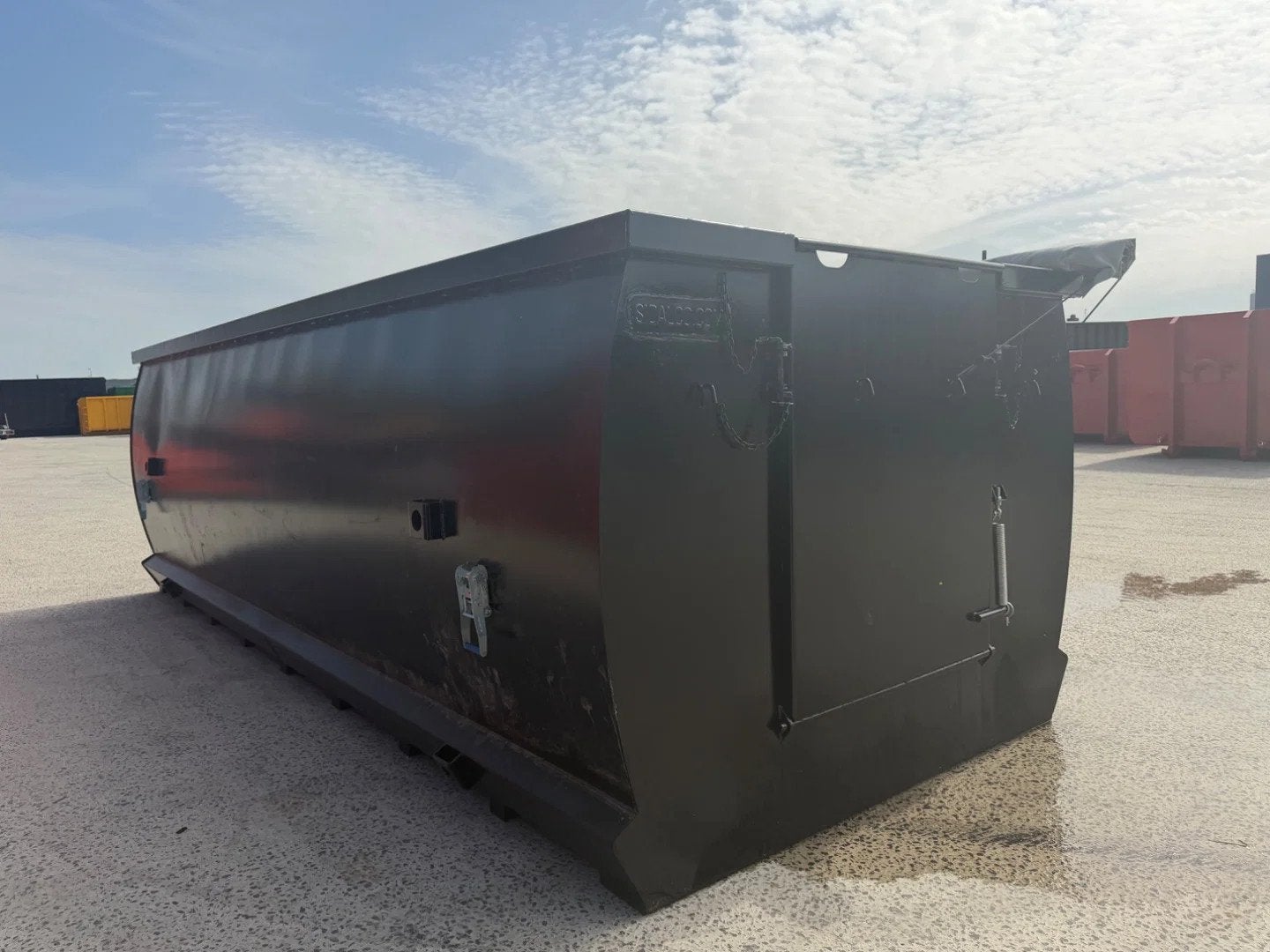 Sidalco 15m3 Mestcontainer met afdekzeil (bj 2026)