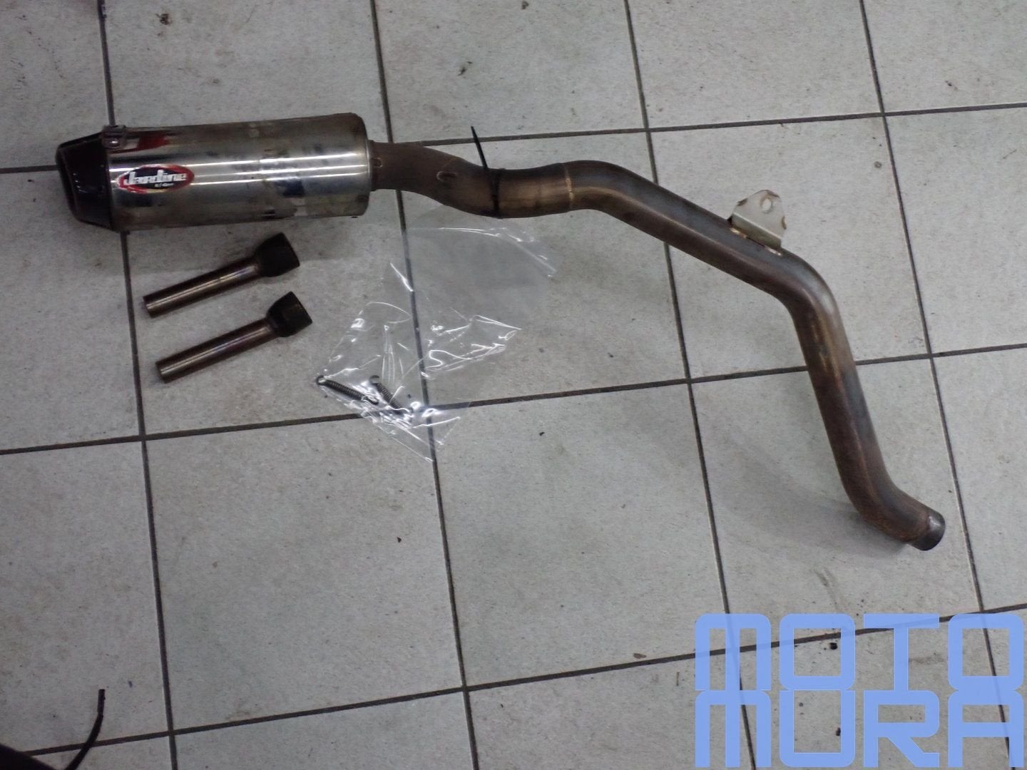 Jardine uitlaat voor de Kawasaki ZX6R 2005 2006 636cc ZX6-R, Motoren, Onderdelen | Kawasaki, Gebruikt, Ophalen of Verzenden