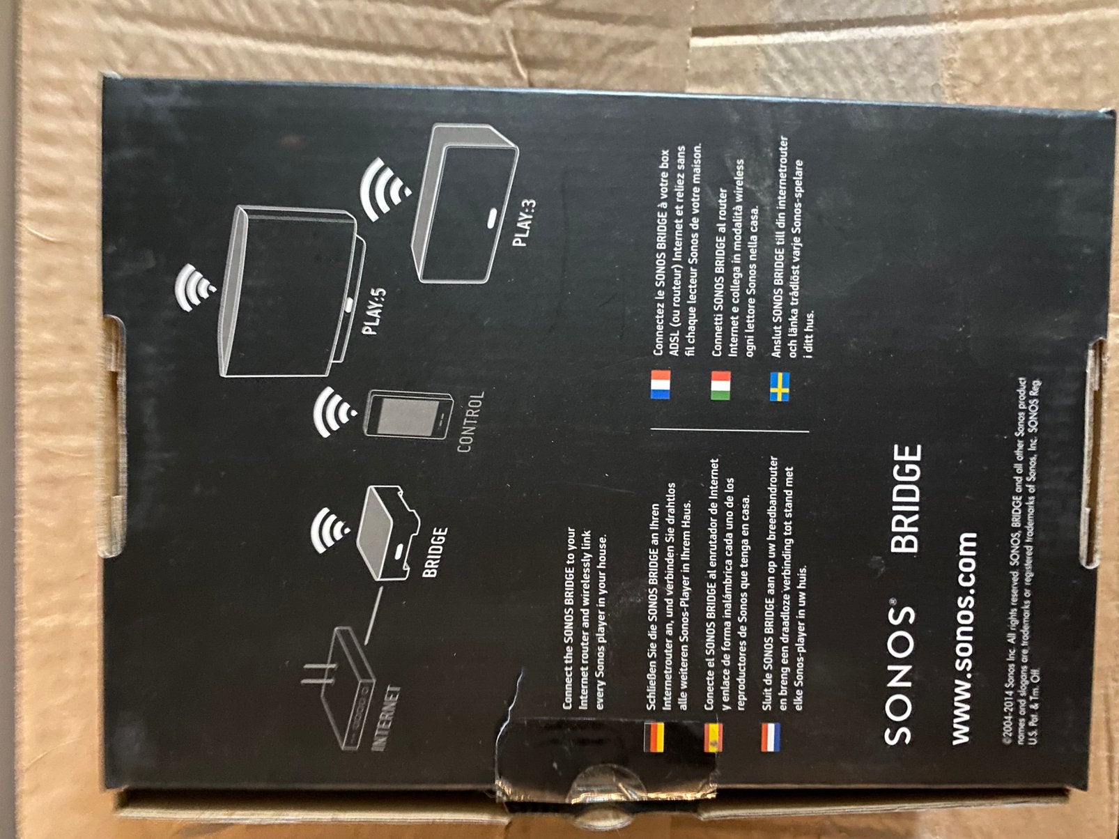 Foto 10 van Sonos Play 5 set met Boost en Bridge als NIEUW!