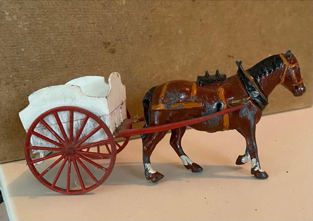 Britains LTD Engeland - Antiek Paard en Wagen Speelgoed (Tin, Ophalen of Verzenden