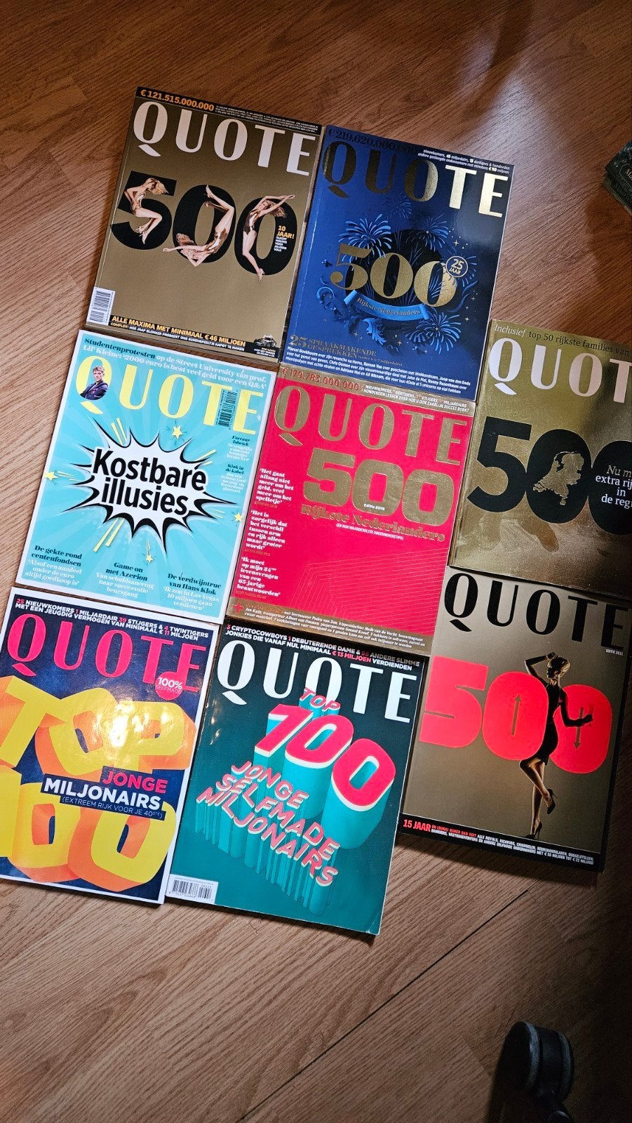 Acht exemplaren Quote, Ophalen of Verzenden, Gelezen