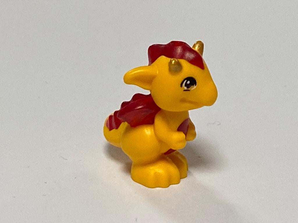 Lego nieuwe licht oranje baby draak / dragon (Spark), Overige thema's, Lego, Overige typen, Nieuw