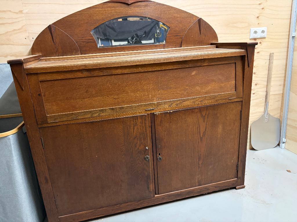 Dressoir art deco, Huis en Inrichting, Kasten | Dressoirs, Ophalen, Gebruikt, 100 tot 150 cm, Art deco
