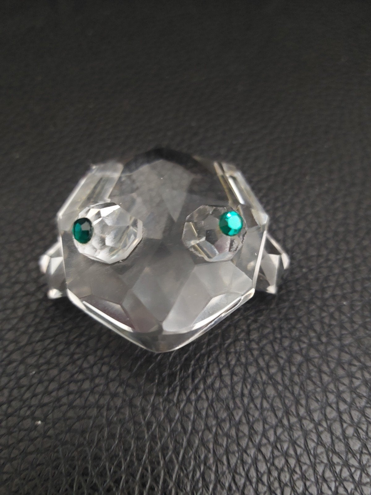 Swarovski Kristallen Kikker met Groene Ogen, Ophalen of Verzenden