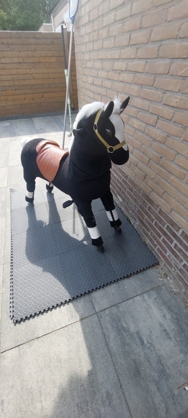 Animal Riding Paard Black Beauty Zwart X-Large, Ophalen, Gebruikt