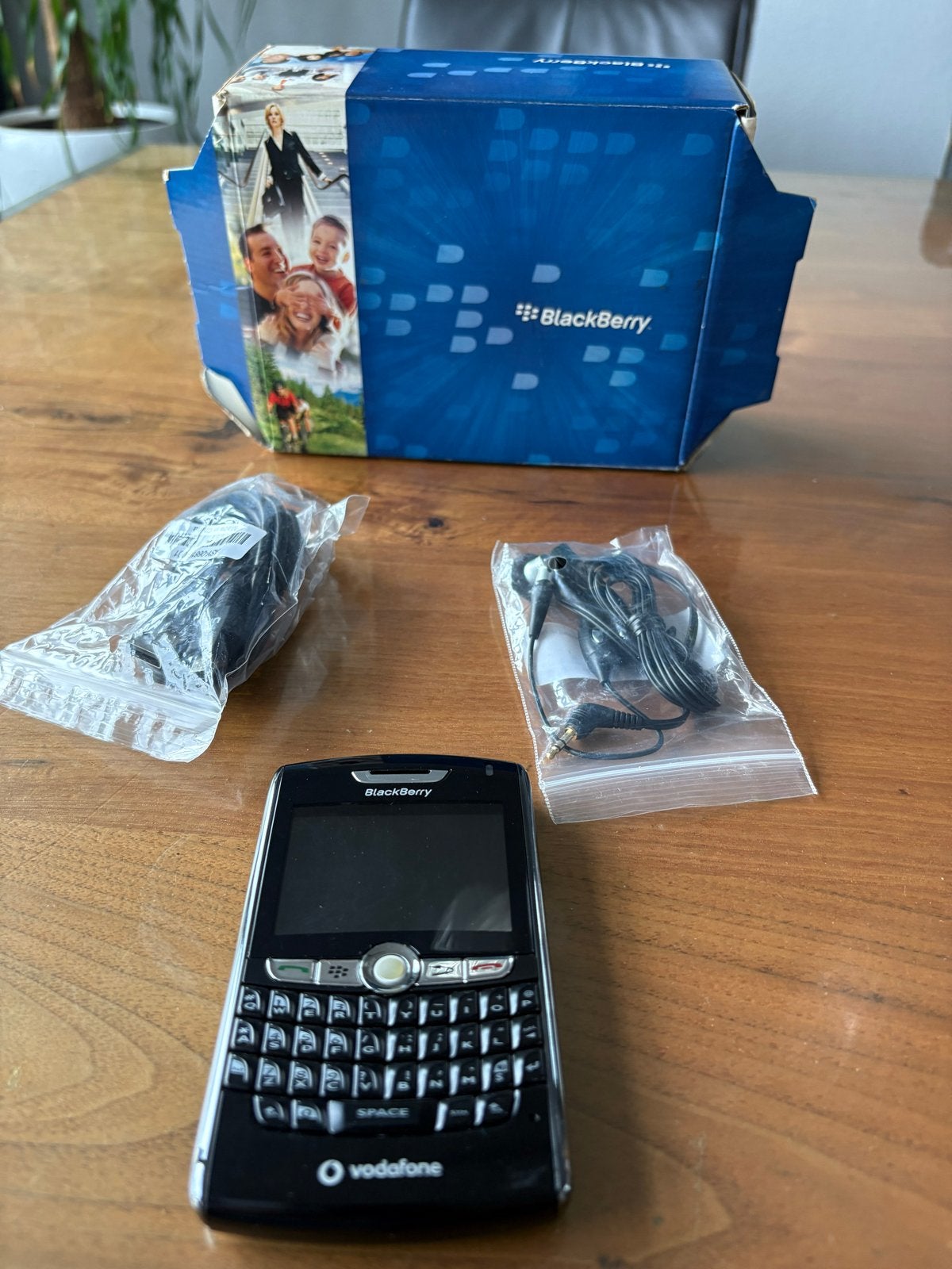 BlackBerry Curve 8300 - Vodafone - Compleet in doos, Gebruikt, Zwart, Ophalen of Verzenden, Minder dan 3 megapixel