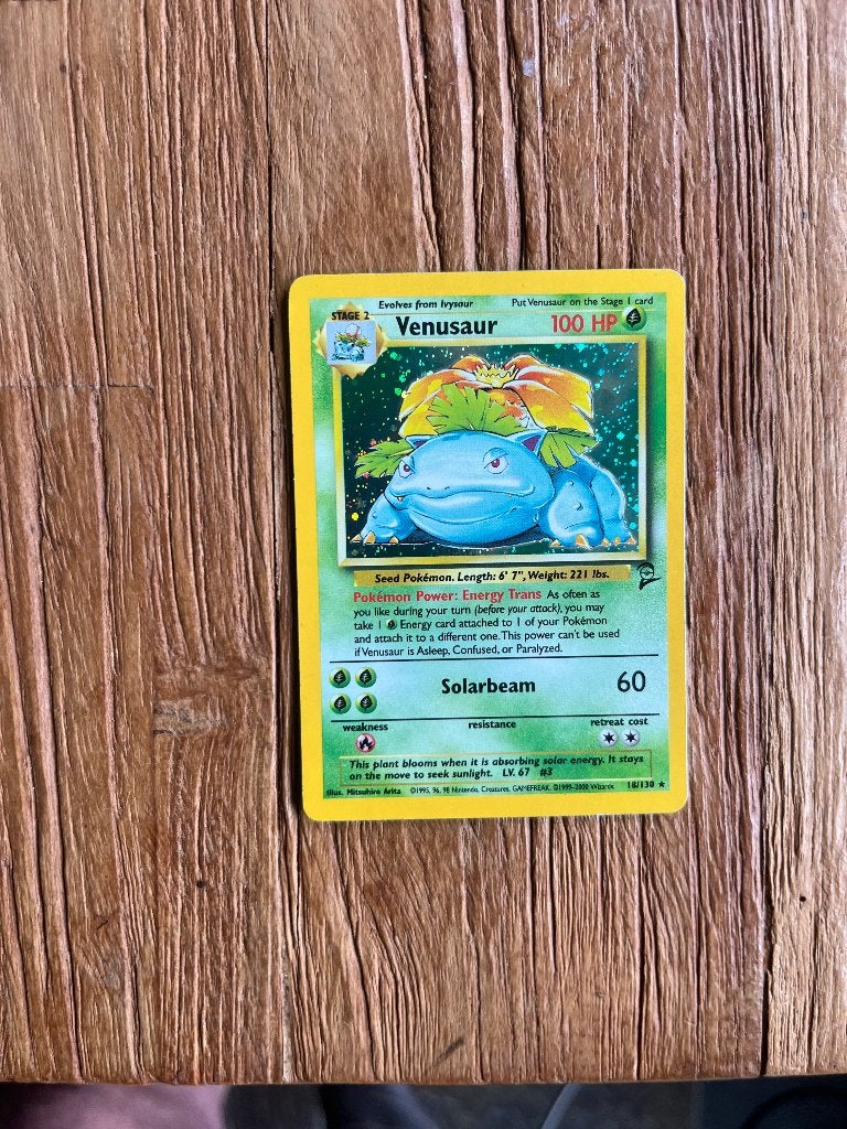 Venusaur #18 Pokemon Base Set 2, Hobby en Vrije tijd, Verzamelkaartspellen | Pokémon, Ophalen of Verzenden, Zo goed als nieuw