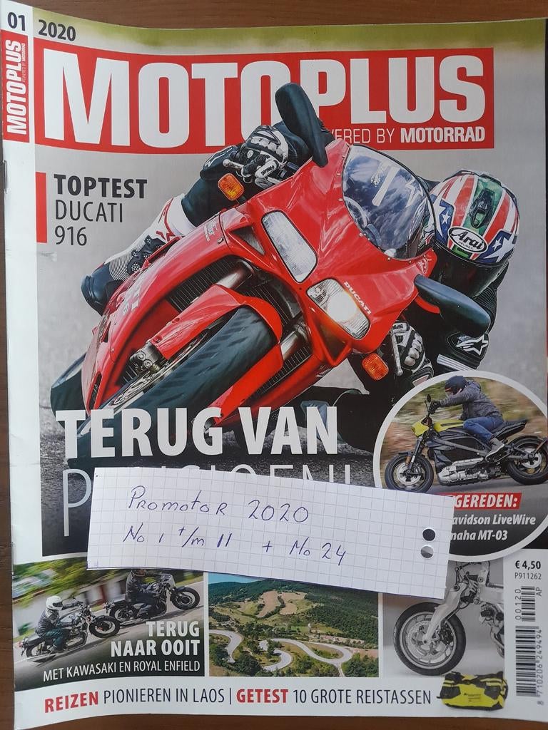 Motoplus Magazine 2020 - Nummers 1 t/m 11 en 24, Ophalen of Verzenden, Gelezen, Algemeen