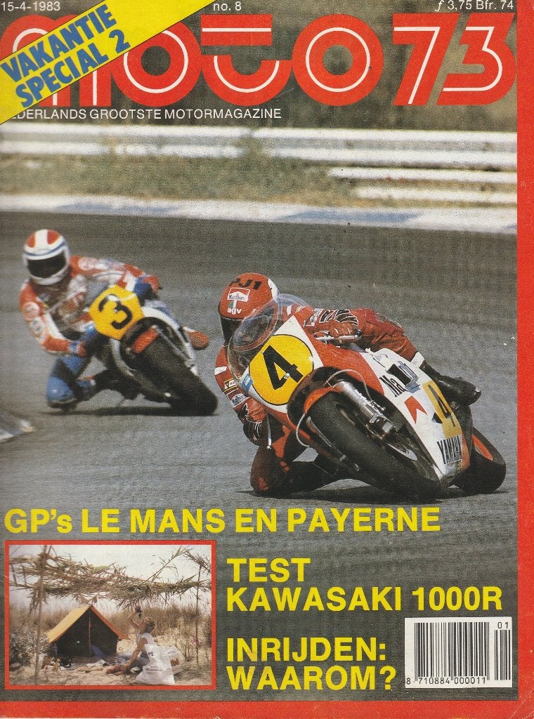 Moto73 1983 nr8, Ophalen of Verzenden, Gelezen, Algemeen