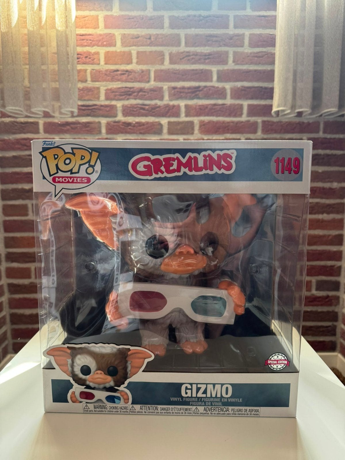 Funko pop Gremlins Gizmo jumbo size, Ophalen of Verzenden, Nieuw