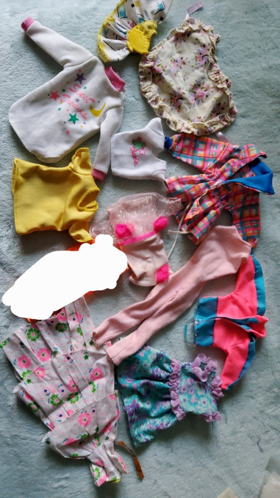 vintage Barbie Mattel en Tienerpop outfits paardendek jurk., Ophalen of Verzenden, Fashion Doll