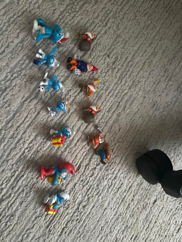 Smurfen en kabouters figuren - set van 11, Verzamelen, Smurfen, Ophalen, Gebruikt, Verschillende Smurfen, Poppetje, Figuurtje of Knuffel