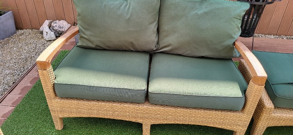 2 zitsbank Gloster - Plantation, Aluminium, Zo goed als nieuw, Loungeset, Bank