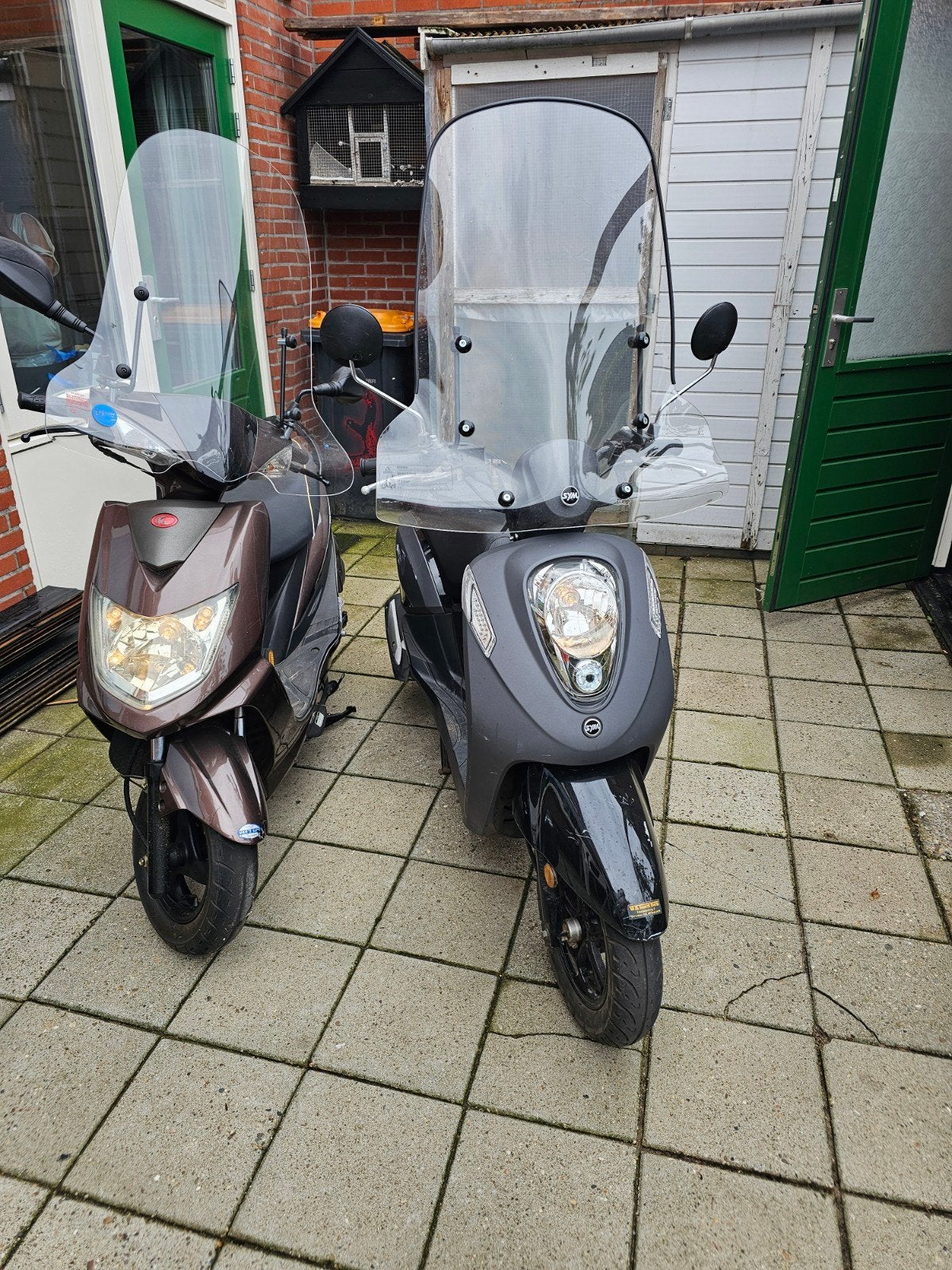 2 scooters te koop zie foto's, Ophalen, Gebruikt, Overige modellen, Maximaal 45 km/u