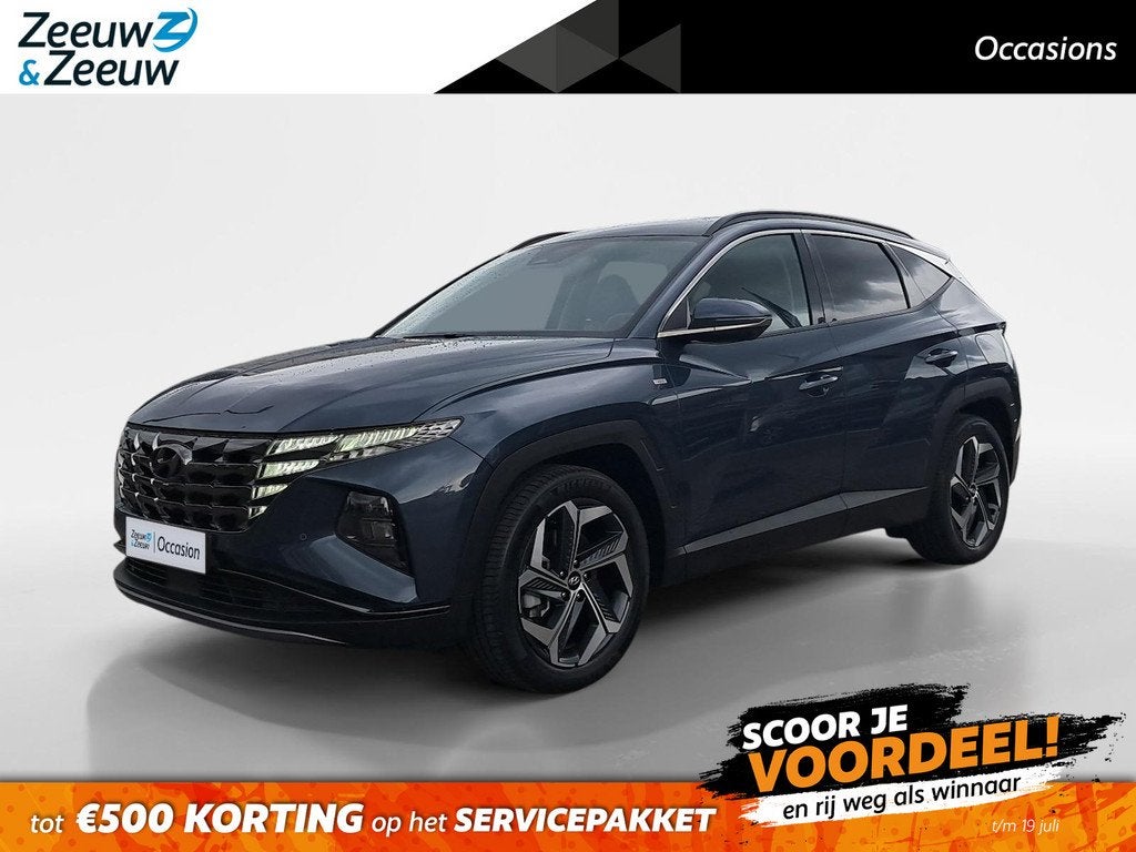 Hyundai Tucson 1.6 T-GDI MHEV Premium | Automaat | 1650kg tr, Auto's, Hyundai, Bedrijf, Te koop, Tucson, 360° camera, ABS, Adaptieve lichten