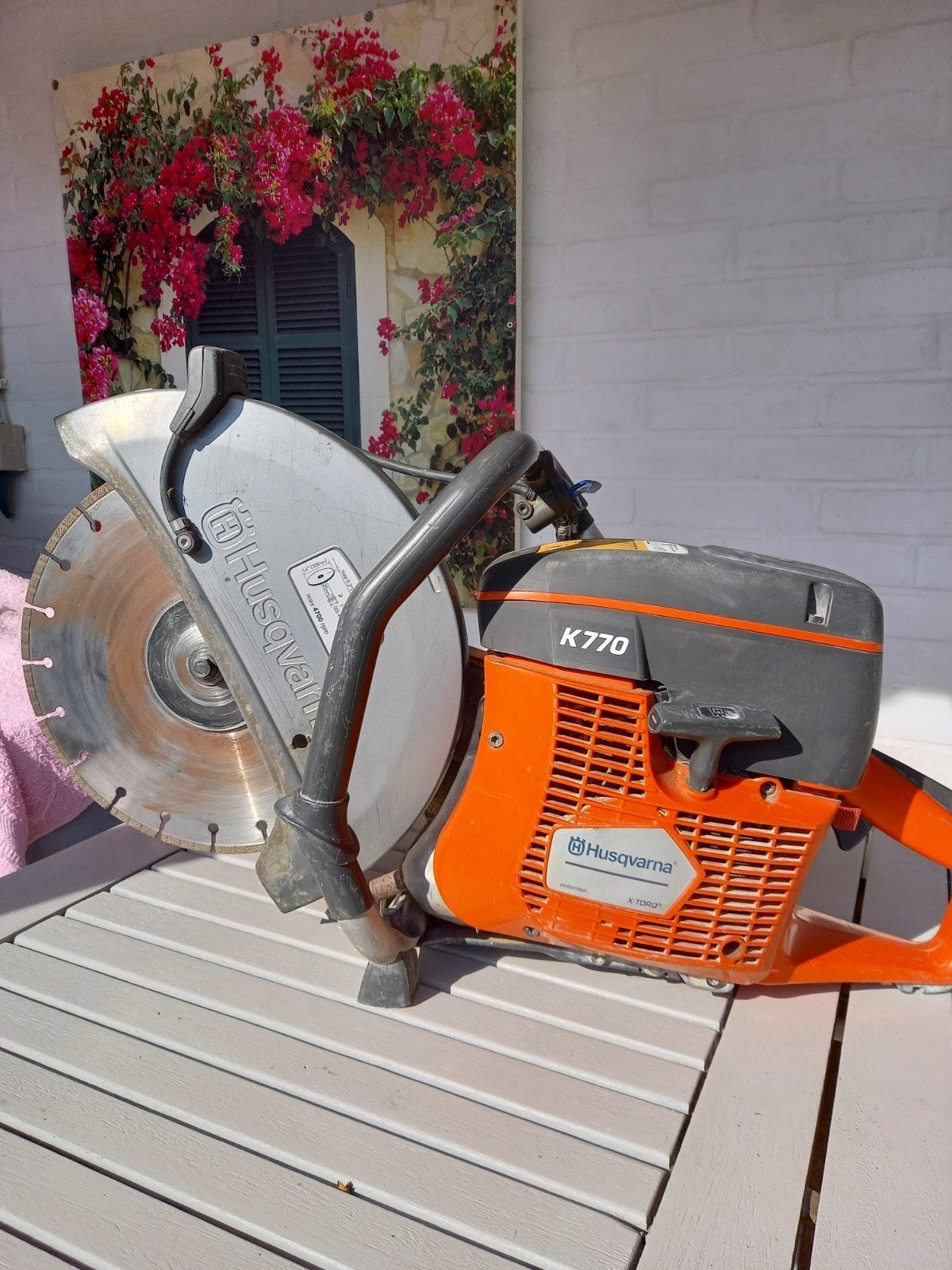 Husqvarna K770 doorslijper - Krachtige en betrouwbare zaag, Ophalen, Gebruikt, 70 mm of meer, Overige typen