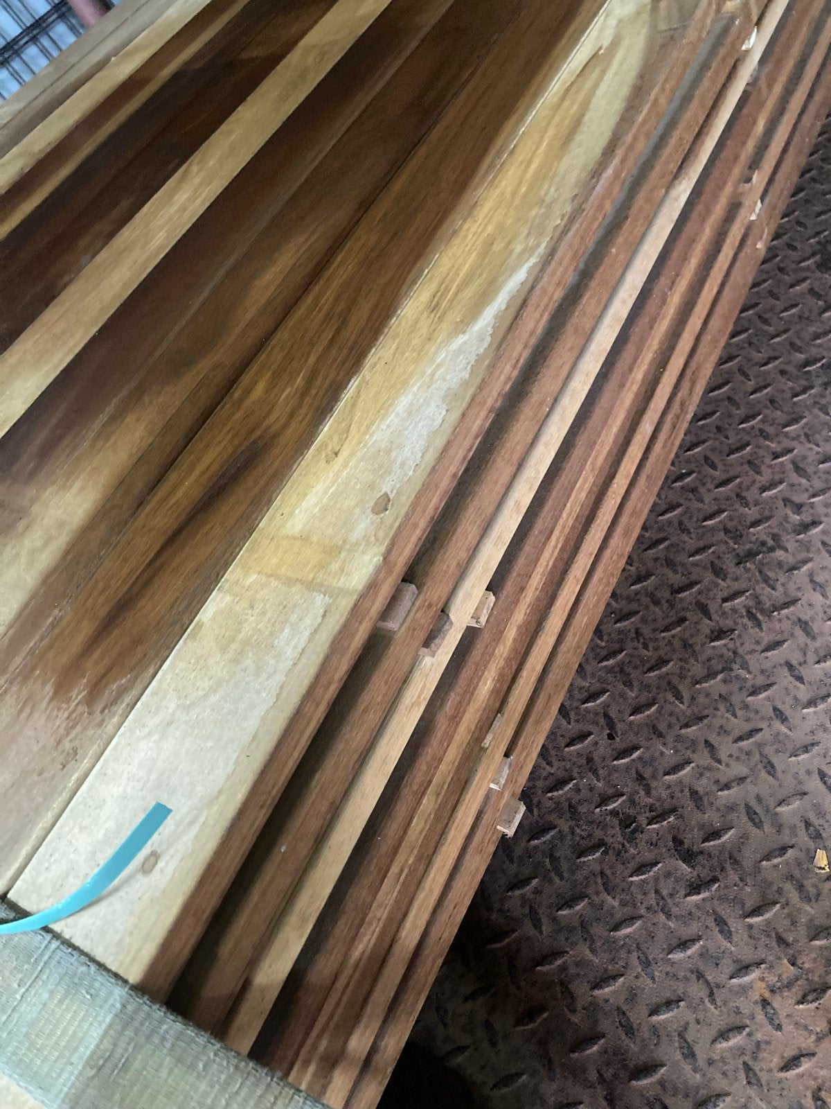 Hardhout 25x90x4900 “superior”, Doe-het-zelf en Verbouw, Ophalen, Minder dan 25 mm, Nieuw, Plank