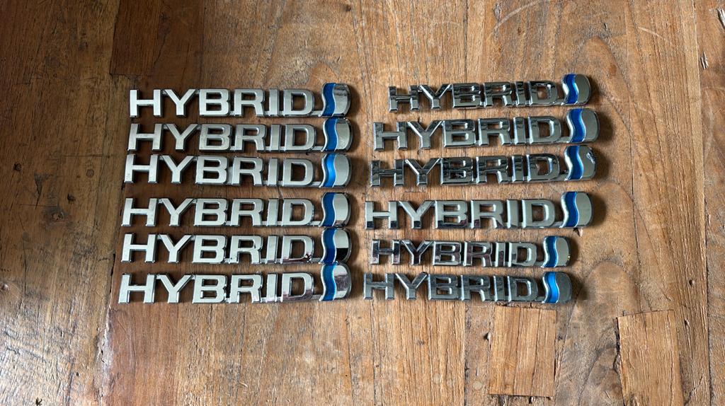 MOOIE HYBRID LOGO’S TOYOTA, Ophalen of Verzenden
