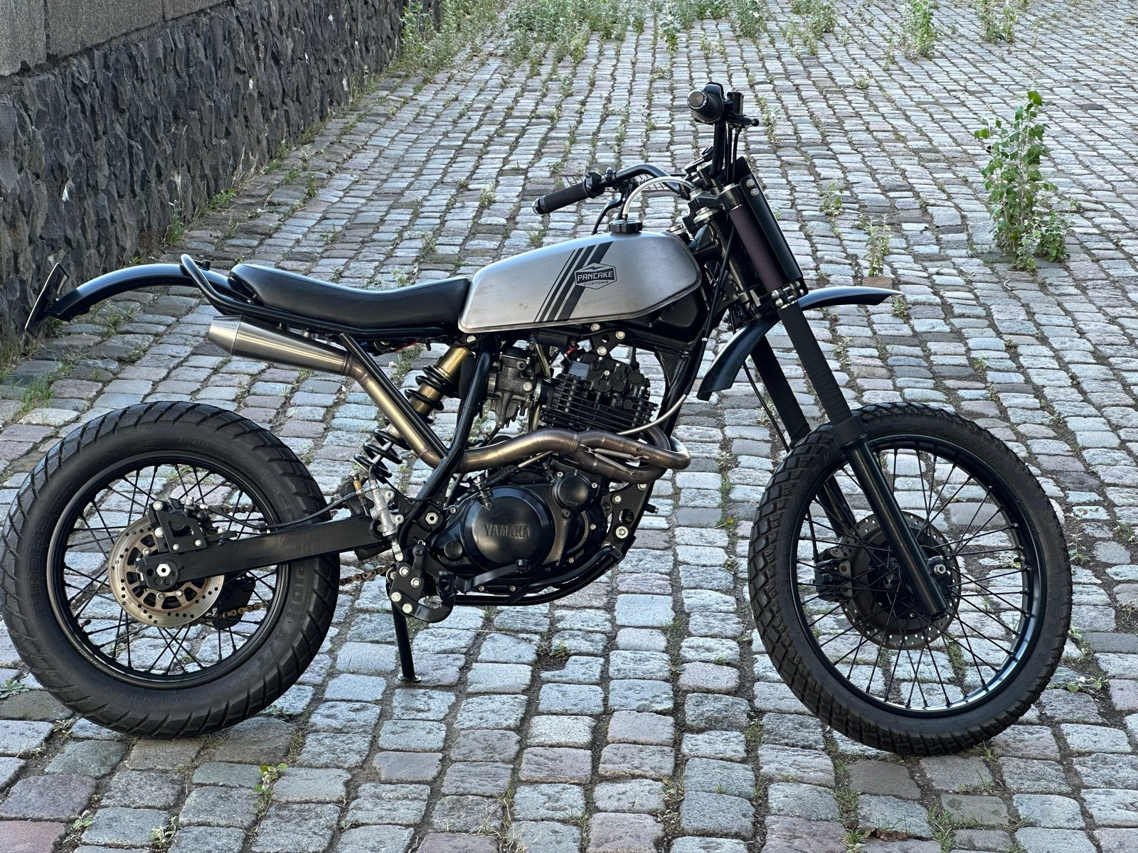 Yamaha XT600E Pancake Customs 'Double Dutch' Desert Sled, Motoren, LED Verlichting, Gebruikt, Particulier, Overig